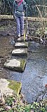 2nd Feb 2025, stepping stones near Beightonfields Priory,
on the Barlborough Heritage trail. - Feb 2025 Walks